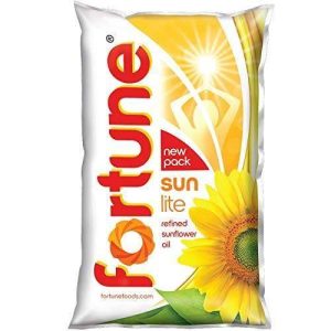 Fortune Sunlite Refined Sunflower Oil, 1L Grocery