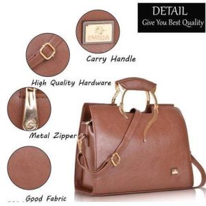 EVEDA STYLISH WOMEN HANDBAGS (BLACK) Bags Women Handbags