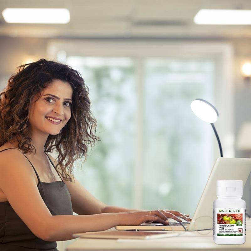 Amway Nutrilite Biotin Cherry Plus (60N) - -Top Online retailer