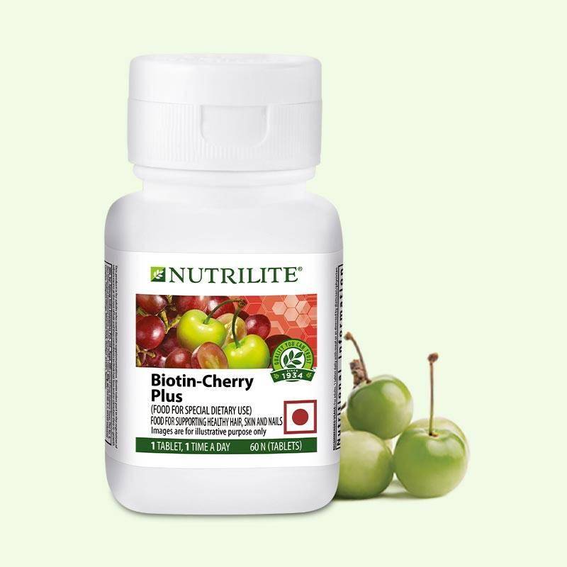 Nutrilite Biotin Cherry Plus Tablet at Rs 589/bottle