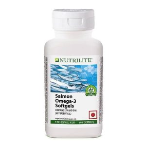Amway Nutrilite Salmon Omega-3 Softgels (60 Softgels) Spice